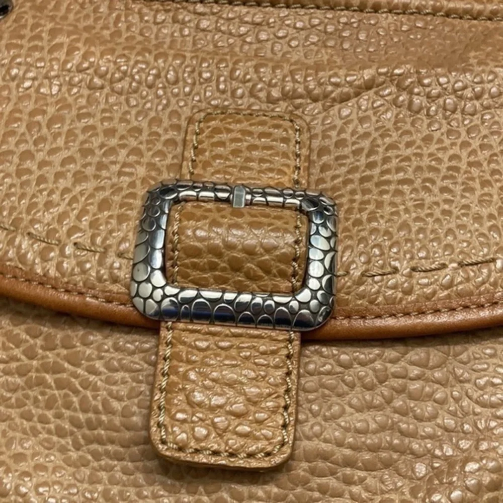 Brighton leather two way brown tan bag